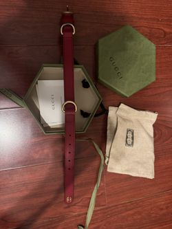 Authentic Gucci Dog Collar Size Small 10-13