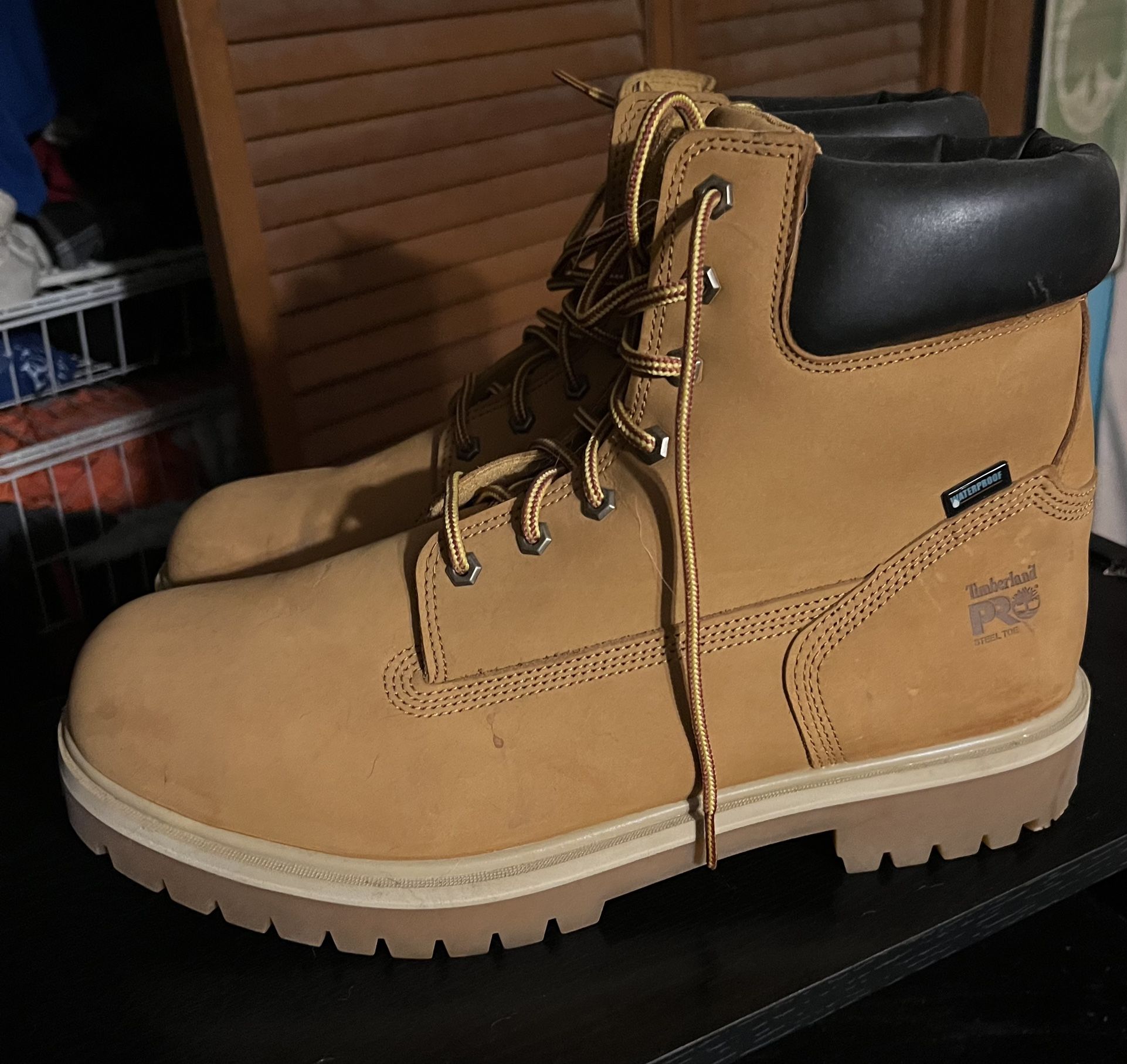 New Timberland Pro 15W Waterproof Steel Toe Work Boot