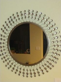 Modern Jeweled Mirror