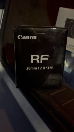 Canon RF 28mm F2.8 STM Lens – Brand New Factory Sealed