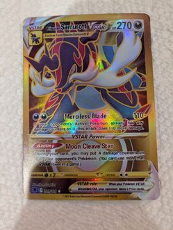 Pokemon Hisuian Samurott VSTAR  209 / 189 Trading Card