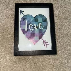 Love Glass Wall Pic