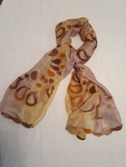 New! Hand made! Beautiful silk scarf