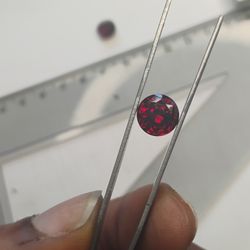 10.95 Carat: VVS QUALITY Red Garnet: January Birthstone: 2pcs: #5