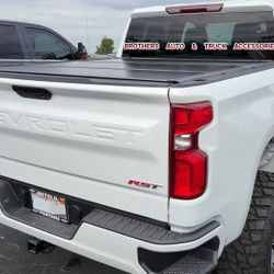 Tonneau Cover Flush Hard Bed Cover Tri-Fold Matte Finish