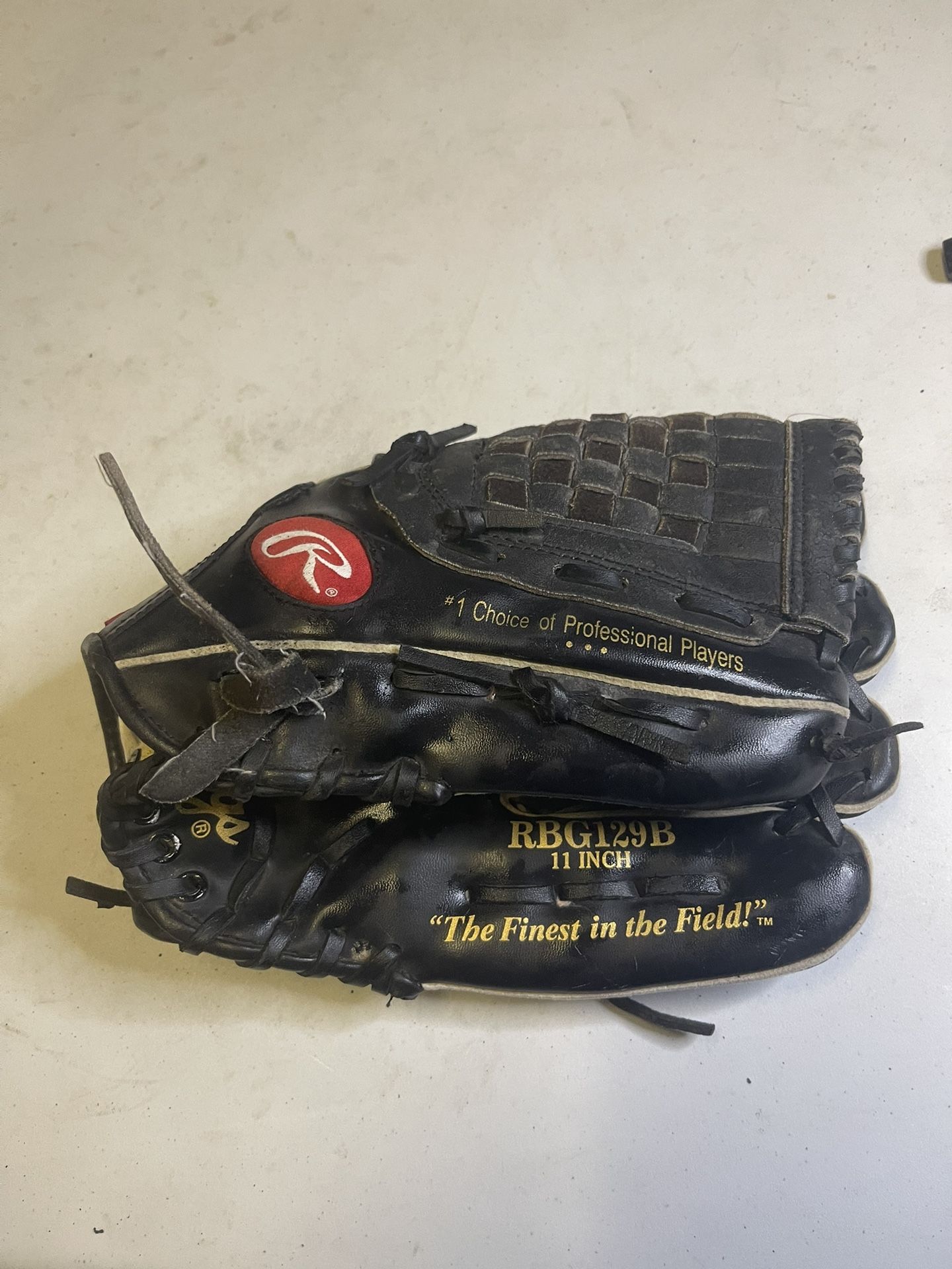 Rawlings RBG129B Kids Baseball Glove 11 Inch