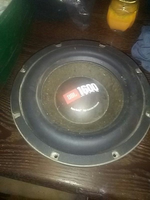 10" JBL 1600 watts power series high excursion subwoofer rare comp woofer