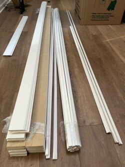 New mdf baseboard and base shoe