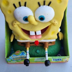 Sponge Bob Square Pants Vintage Animated Gemmy Viacom Sings New