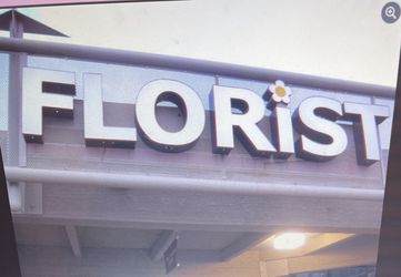 Sign Florist 