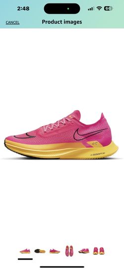 Men's ZOOMX STREAKFLY - Size 10US - Hyper Pink/Black-Laser Orange