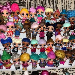LOL Surprise Doll Lot w/ Pets, OMG Dolls, Clothes & Accessories Bundle