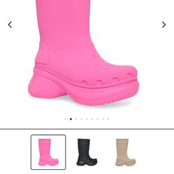 Pink Balenciaga Boots SIZE 39
