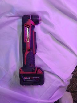 .Milwaukee right angle drill w/ m18 xc6.0 battery