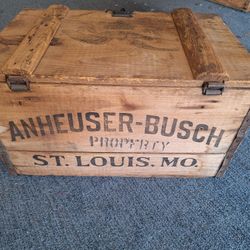 Anheuser Busch Wooden Beer Crate 1920's!! $150/obo