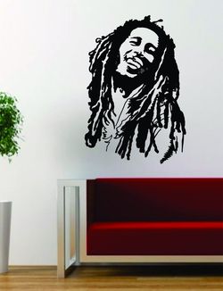 PRE MADE Wall Decal Home Decor Bob Marley