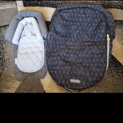 Infant Car Seat Cover With Head Supports