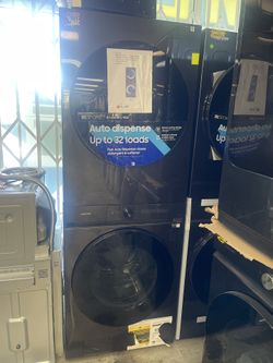 New Samsung Bespoke Single Unit Washer 4.5 Cu Ft And Dryer Electric 220v Smart