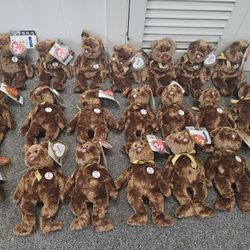2002  FIFA World Cup TY Beanie Babies (20 Bears).