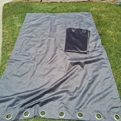2 Curtains.52x84 Gray color.