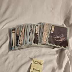 1975 SIX MILLION DOLLAR MAN TRADING CARDS/STICKERS