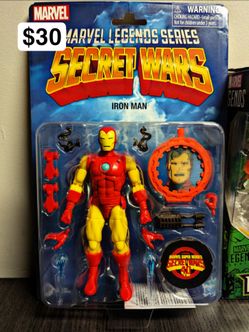 Marvel Legends Secret Wars Iron Man 1:12 Scale Action Figure