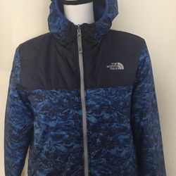 North Face Reversible Jacket Size Large Boys/kids