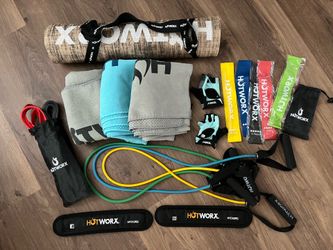 HOTWORX Workout Bundle | Yoga Mat, Towels, Bands & Accessories