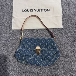 PRISTINE & RARE LOUIS VUITTON DENIM BAGGY PM