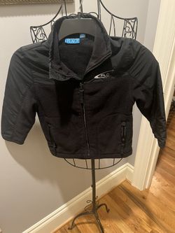 The Childrens Place Boys SZ 4 Black Fleece Jacket - Full Zipper & Pockets