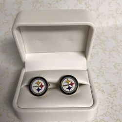 Steelers Logo Cufflinks 