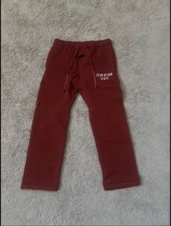 Fear of God State Red Essentials Sweatpants