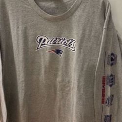 Brand New Authentic NFL New England Patriots Long Sleeve Shirt