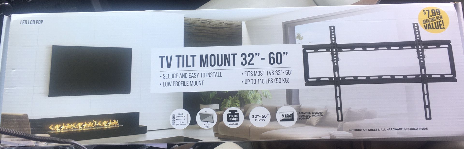 New TV Tilt Wall mount