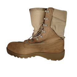 Belleville 390 DES Combat Boots Mens Sz 9 regular  Leather Tan Vibram Military. Condition is "New without box"