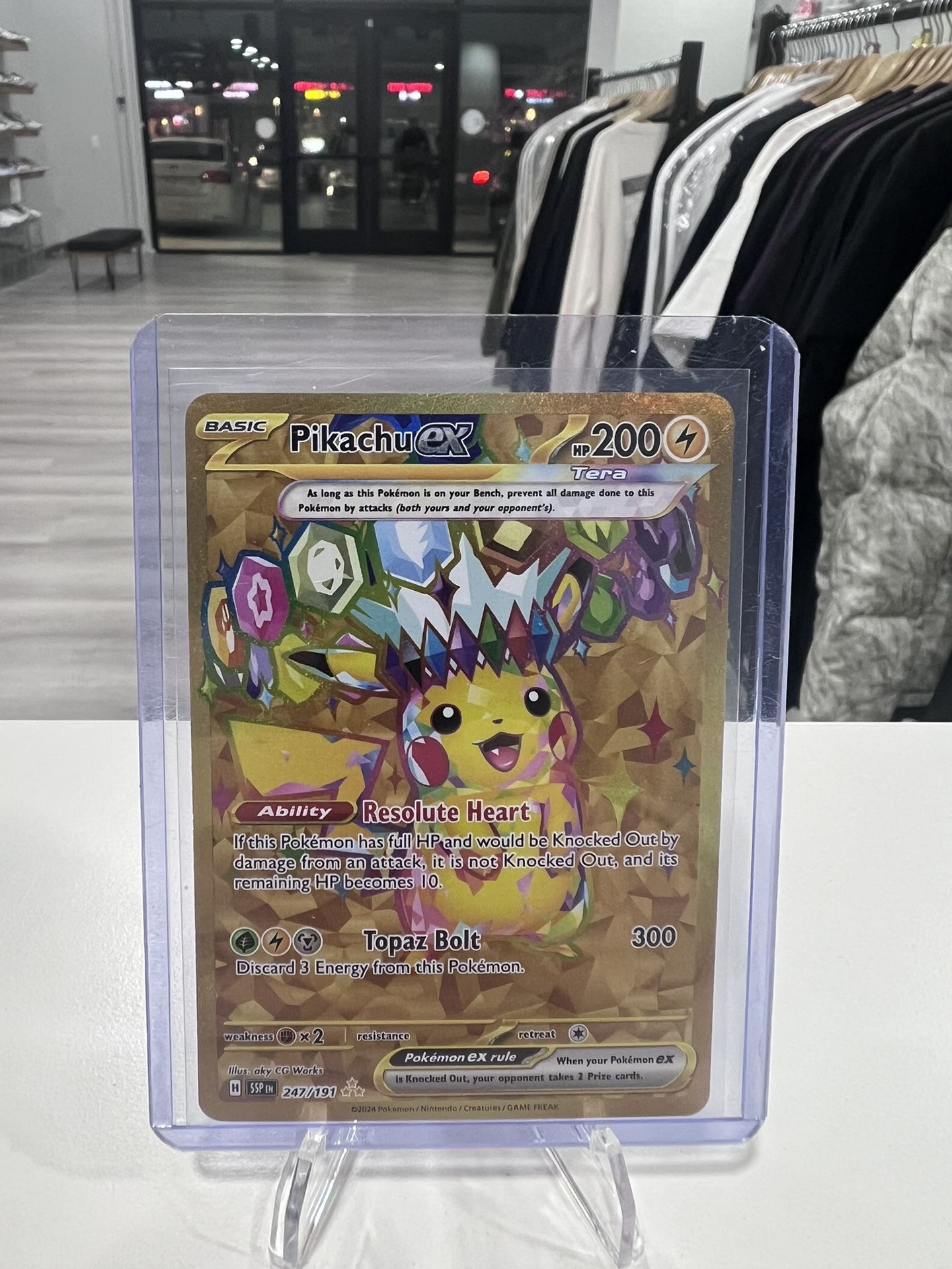 Pokemon Pikachu ex - 247/191