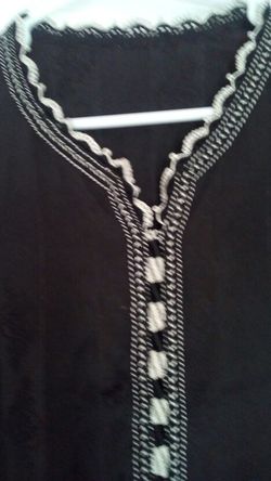 Black Moroccan outfit