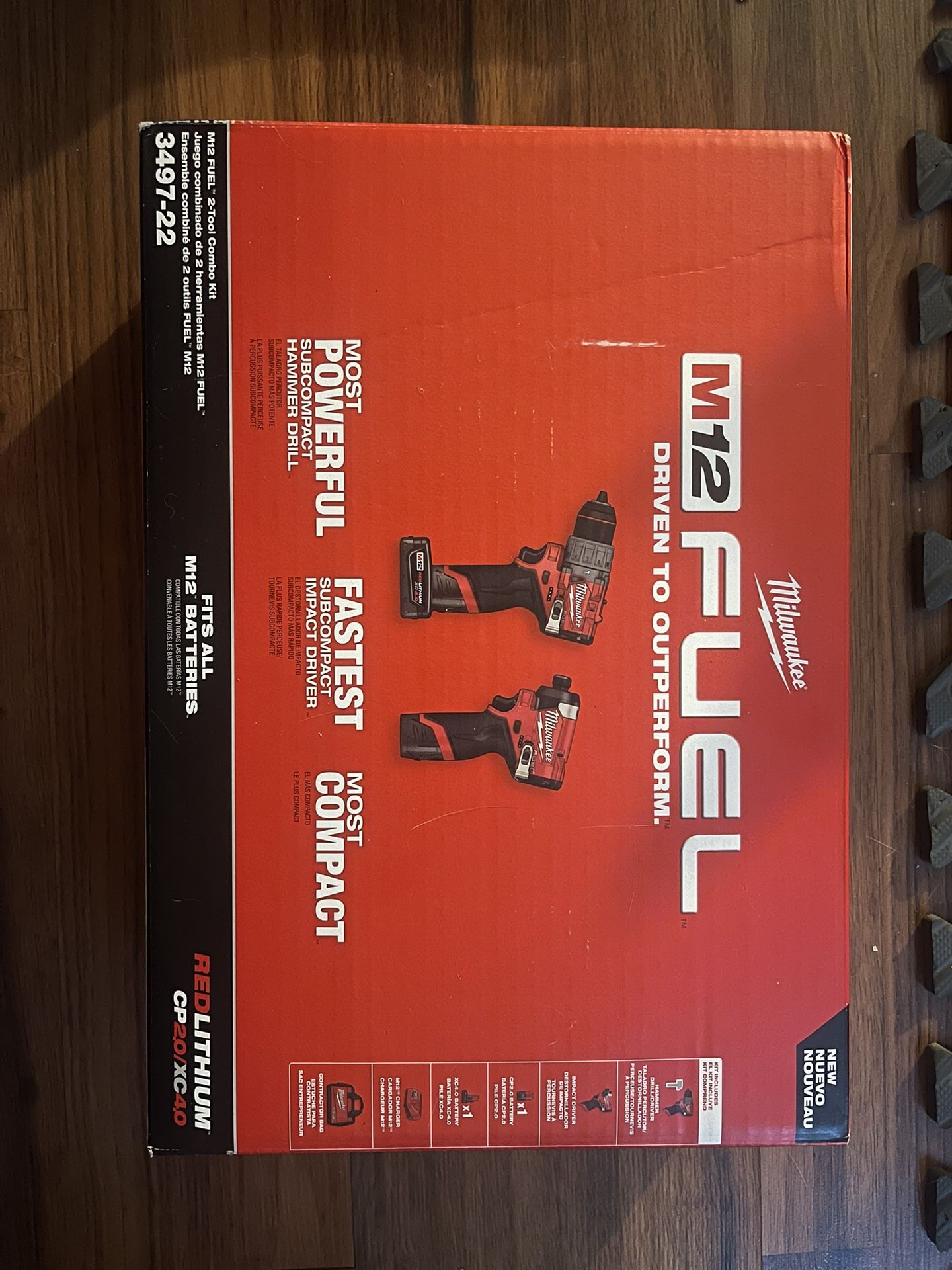 M12 FUEL 12-Volt Cordless Hammer Drill/Impact Driver Combo Kit (2-Tool)