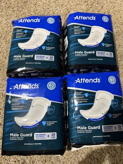 Attends® Male Guard, | Maximum Absorbancy