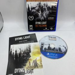 Dying Light The Following Enhanced Edition Sony PlayStation 4, 2016 Complete