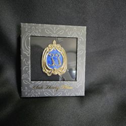 Disney Pins - Club 33 Blue & Gold Logo Pin