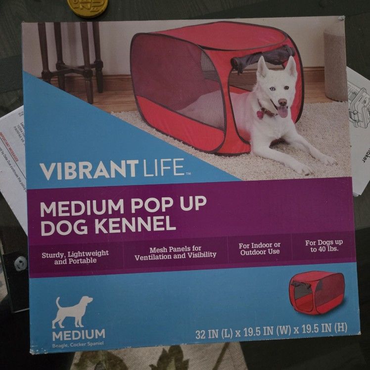 Medium Dog Pop Up Kennel