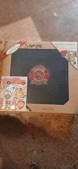 Firefighter Scrapbook Kit