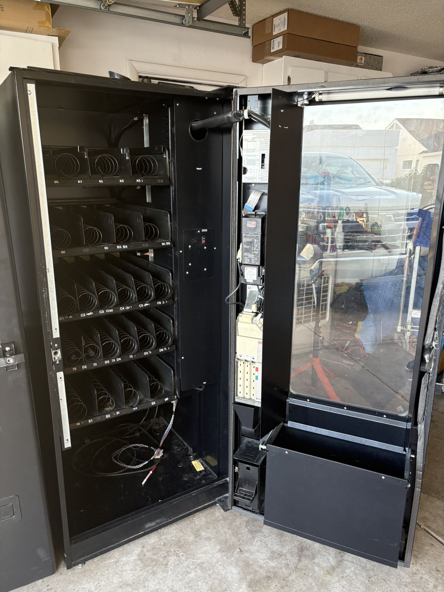 5 Row Snack Vending Machine