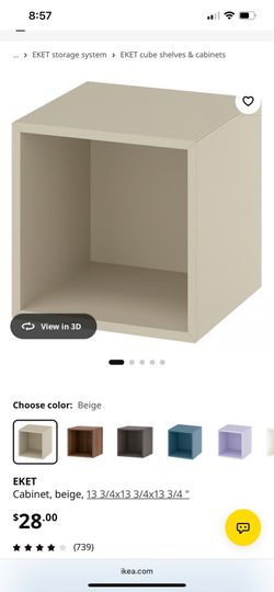 Small Cube Bookshelf / Storage Cube – $10 Each