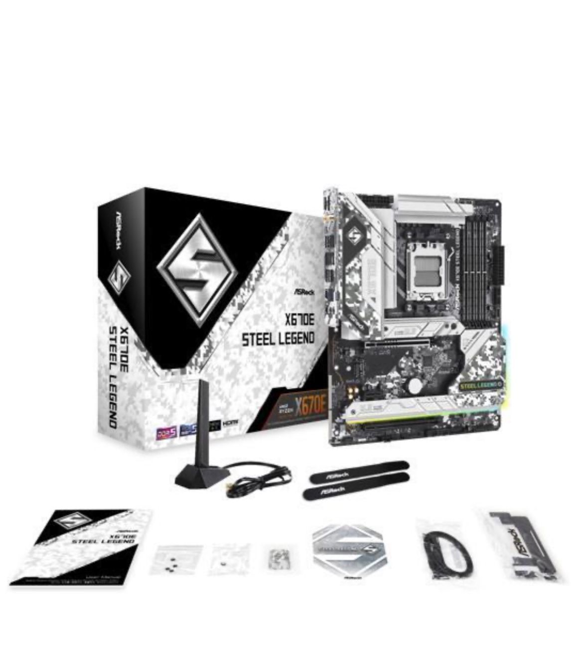 ASRock X670E Steel Legend ATX AM5 Motherboard