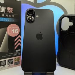 iPhone 16 Black 128GB UNLOCKED Clean Authentic BOX/CASE/PROTECTOR INCLUDED