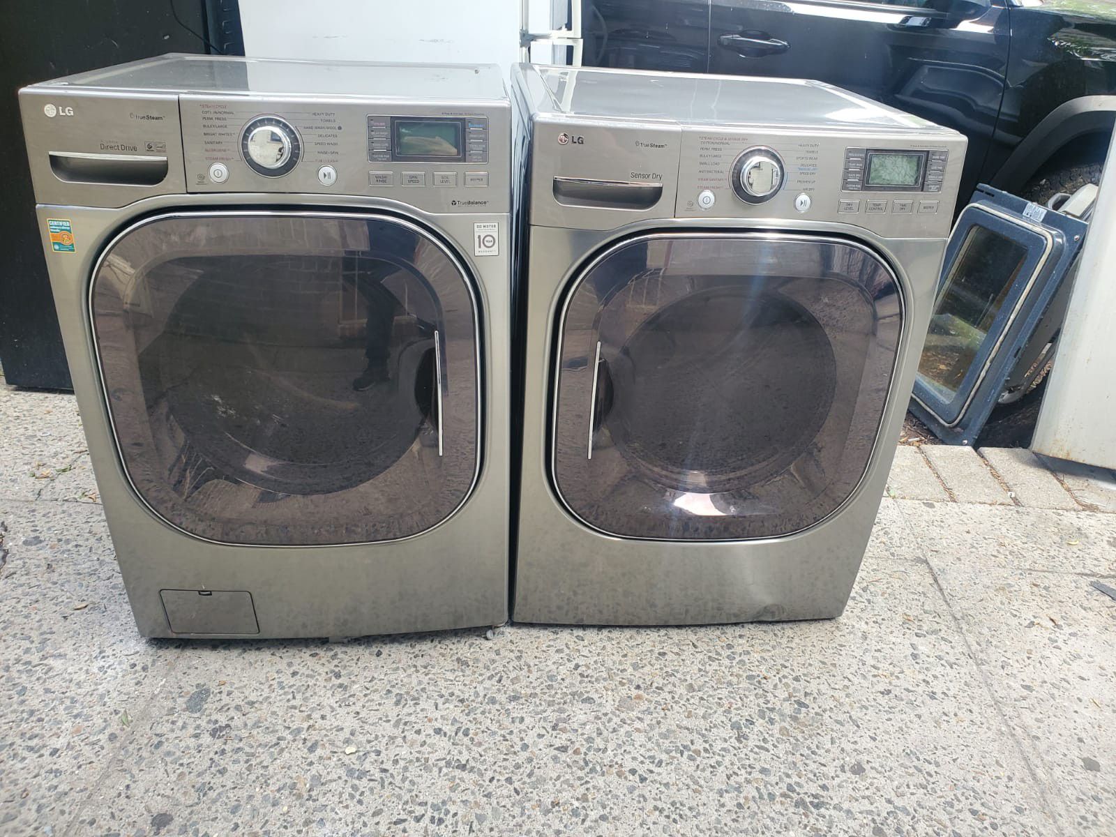 Lg washer and gas dryer set
