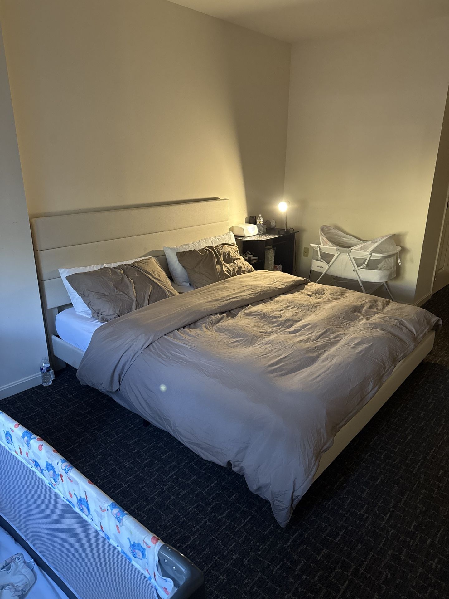 King Size Bed Frame With Mattress