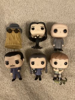 The Addams Family Funko Pop Lot All 6 Good Condition 6